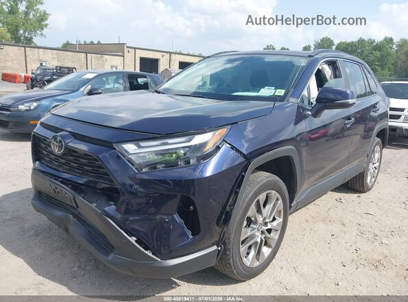 2T3A1RFV0NW323508 2022 TOYOTA RAV4 Blue წინა მარცხენა ხედი სამი მეოთხედიდან