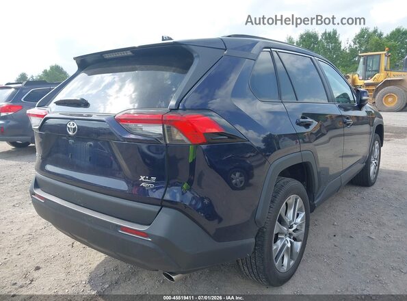 2T3A1RFV0NW323508 2022 TOYOTA RAV4 Blue უკანა მარჯვენა