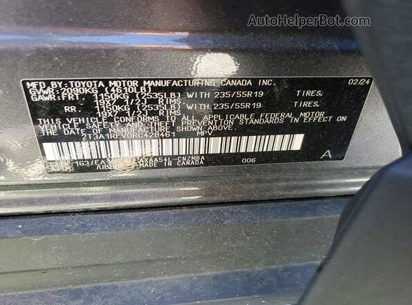 2T3A1RFV0RC428461 2024 TOYOTA RAV4 Gray Engine compartment view
