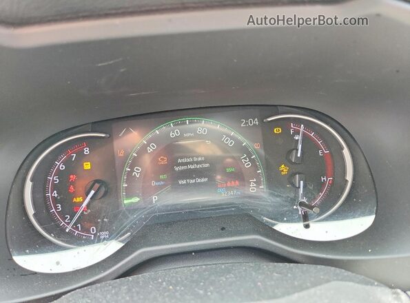 2T3A1RFV0RW415837 2024 TOYOTA RAV4 Blue Вид щитка приладів
