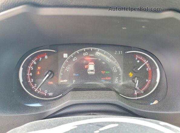 2T3A1RFV0RW439734 2024 TOYOTA RAV4 Blue Widok zestawu wskaźników