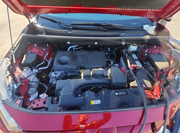 2T3A1RFV0SW563430 2025 TOYOTA RAV4 Red Widok komory silnika