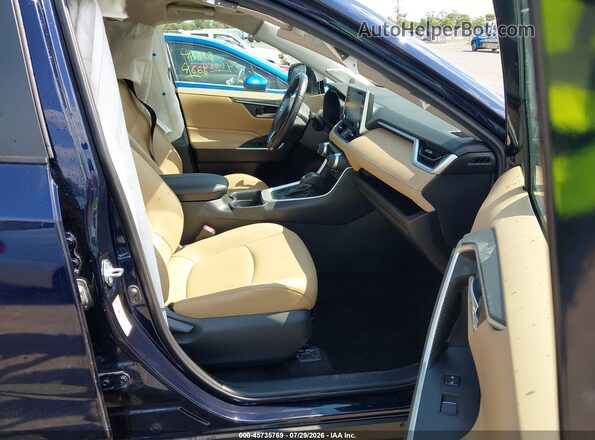 2T3A1RFV1KW033046 2019 TOYOTA RAV4 Blue Front interior view