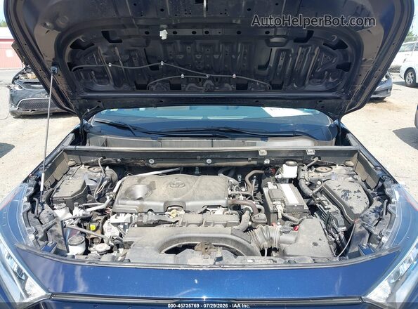 2T3A1RFV1KW033046 2019 TOYOTA RAV4 Blue Rear view