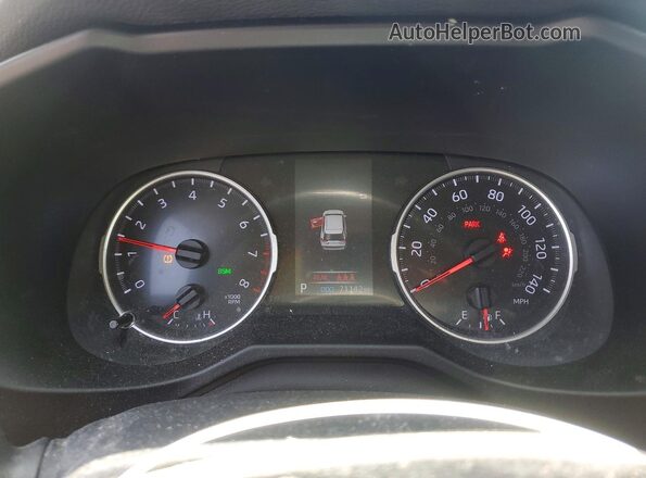 2T3A1RFV1LW092048 2020 TOYOTA RAV4 Синий Вид щитка приборов