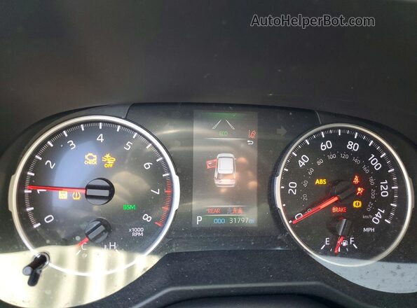 2T3A1RFV1MC190306 2021 TOYOTA RAV4 Gray Instrument cluster view