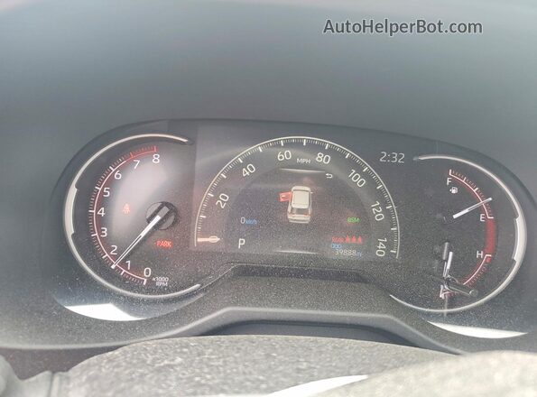 2T3A1RFV1RW429245 2024 TOYOTA RAV4 Black Widok zestawu wskaźników