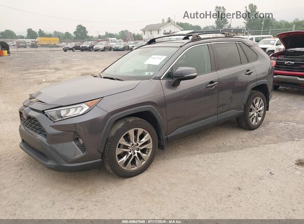 2T3A1RFV2LC062865 2020 TOYOTA RAV4 Gray Առջևի ձախ երեք քառորդ տեսարան