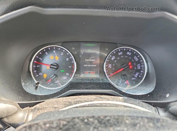 2T3A1RFV2LW118236 2020 TOYOTA RAV4 Teal ხელსაწყოთა პანელის ხედი