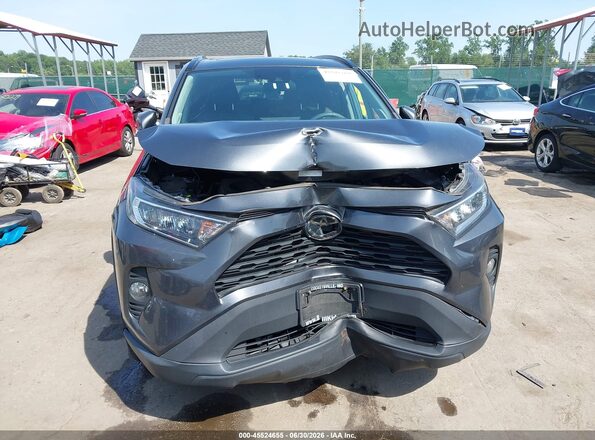 2T3A1RFV4KC041319 2019 TOYOTA RAV4 Серый Вид спереди