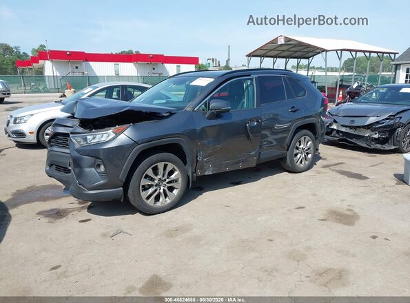 2T3A1RFV4KC041319 2019 TOYOTA RAV4 Серый Передняя левая четверть