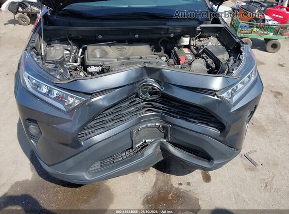 2T3A1RFV4KC041319 2019 TOYOTA RAV4 Серый Вид сзади