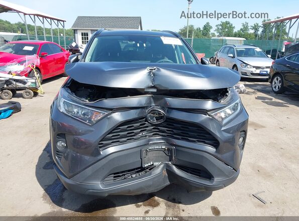 2T3A1RFV4KC041319 2019 TOYOTA RAV4 Серый Вид задней части салона