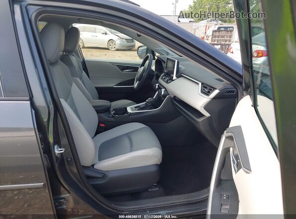 2T3A1RFV4KW076540 2019 TOYOTA RAV4 Gray Widok wnętrza z przodu