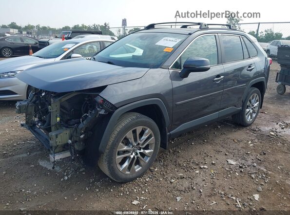 2T3A1RFV4KW076540 2019 TOYOTA RAV4 Gray Przód lewy