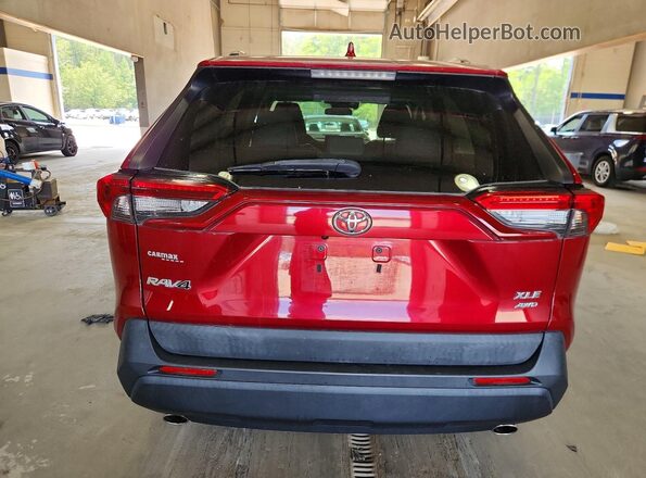 2T3A1RFV5KC027865 2019 TOYOTA RAV4 Red უკანა ხედი