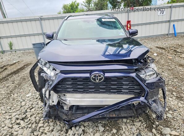 2T3A1RFV5KC029440 2019 TOYOTA RAV4 Blue Front view