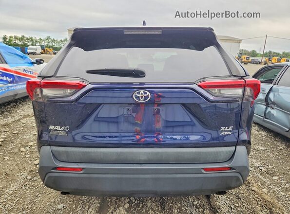 2T3A1RFV5KC029440 2019 TOYOTA RAV4 Blue Rear view