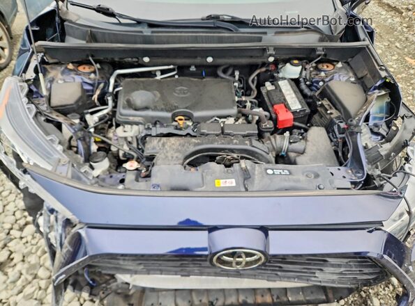 2T3A1RFV5KC029440 2019 TOYOTA RAV4 Blue Engine compartment view