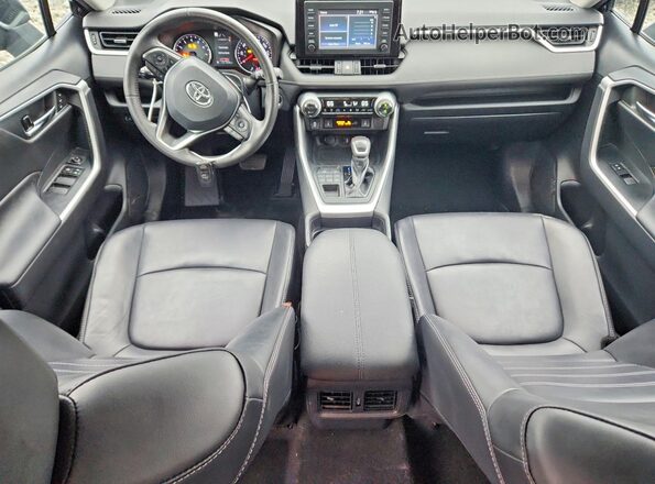2T3A1RFV5KC029440 2019 TOYOTA RAV4 Blue Dashboard view