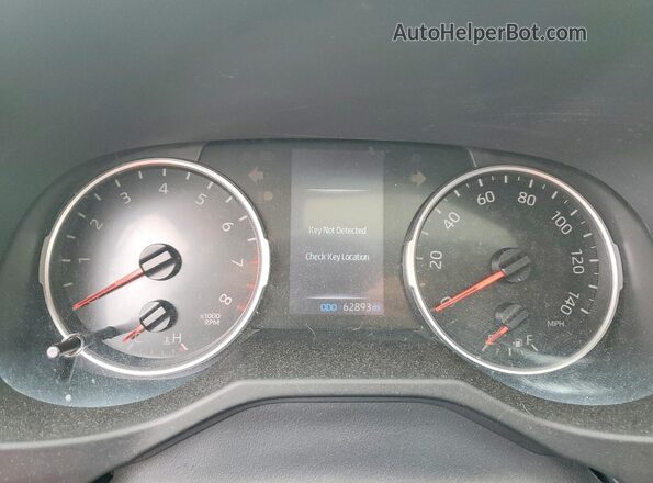 2T3A1RFV5MW233009 2021 TOYOTA RAV4 White Вид щитка приладів