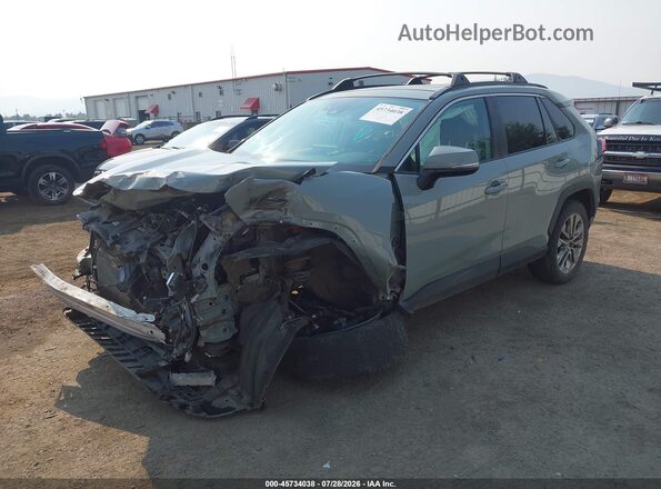 2T3A1RFV6NW249222 2022 TOYOTA RAV4 Gray Առջևի ձախ երեք քառորդ տեսարան
