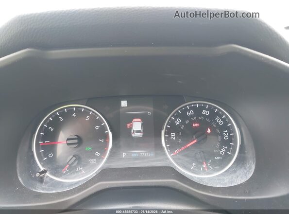 2T3A1RFV6NW257322 2022 TOYOTA RAV4 White Widok tylnych siedzeń