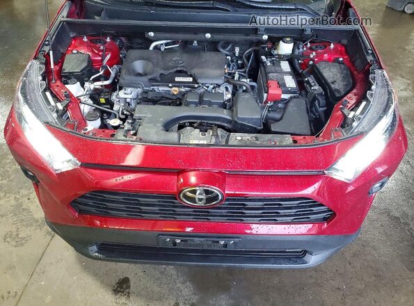 2T3A1RFV6SW539102 2025 TOYOTA RAV4 Maroon ძრავის განყოფილების ხედი
