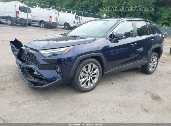 2T3A1RFV6SW552299 2025 TOYOTA RAV4 Blue Առջևի ձախ երեք քառորդ տեսարան