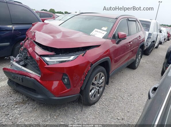 2T3A1RFV7NW289647 2022 TOYOTA RAV4 Red წინა მარცხენა ხედი სამი მეოთხედიდან