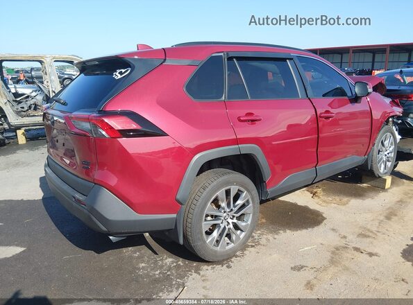 2T3A1RFV7NW289647 2022 TOYOTA RAV4 Red უკანა მარჯვენა