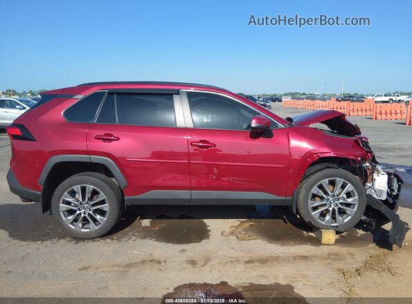 2T3A1RFV7NW289647 2022 TOYOTA RAV4 Red უკანა სალონის ხედი