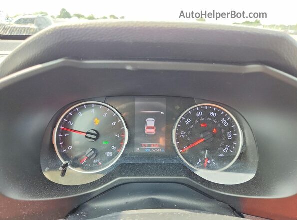 2T3A1RFV8LC065415 2020 TOYOTA RAV4 Gray Instrument cluster view