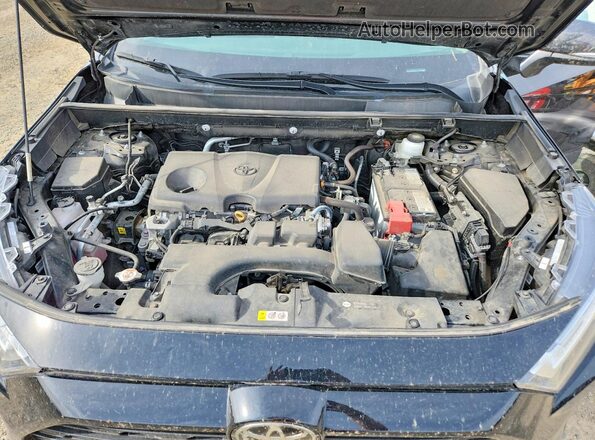 2T3A1RFV8PC370225 2023 TOYOTA RAV4 Black Vista del compartimento del motor