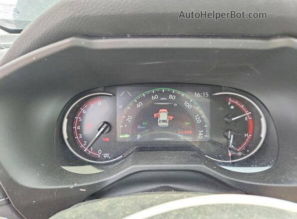 2T3A1RFV8PC370225 2023 TOYOTA RAV4 Black Vista del cuadro de instrumentos