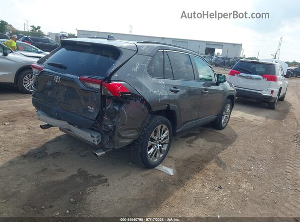 2T3A1RFV9KW076503 2019 TOYOTA RAV4 Gray Trasero derecho