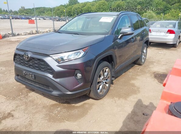 2T3A1RFV9KW076503 2019 TOYOTA RAV4 Gray Vista tres cuartos delantera izquierda