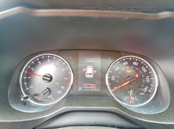 2T3A1RFVXLC070082 2020 TOYOTA RAV4 Green Vista del cuadro de instrumentos