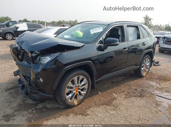 2T3A1RFVXLC138252 2020 TOYOTA RAV4 Black Vista tres cuartos delantera izquierda