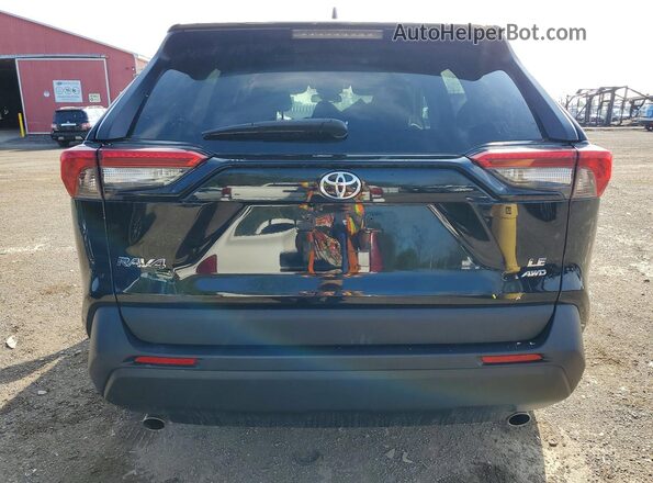 2T3B1RFV3MC205991 2021 TOYOTA RAV4 Black Вид ззаду