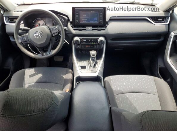 2T3B1RFV6KW036206 2019 TOYOTA RAV4 White წინა პანელის ხედი