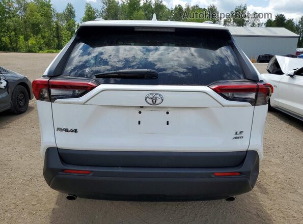 2T3B1RFV6KW036206 2019 TOYOTA RAV4 White უკანა ხედი