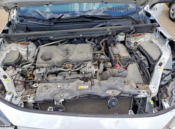 2T3B1RFV6KW036206 2019 TOYOTA RAV4 White ძრავის განყოფილების ხედი