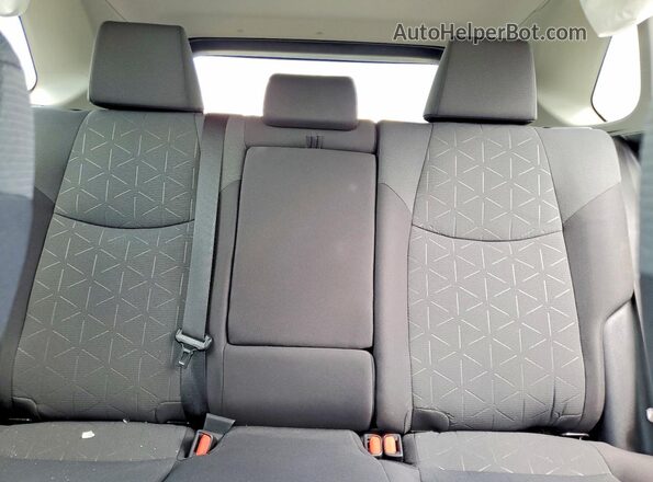 2T3B1RFV6KW036206 2019 TOYOTA RAV4 White უკანა სავარძლების ხედი