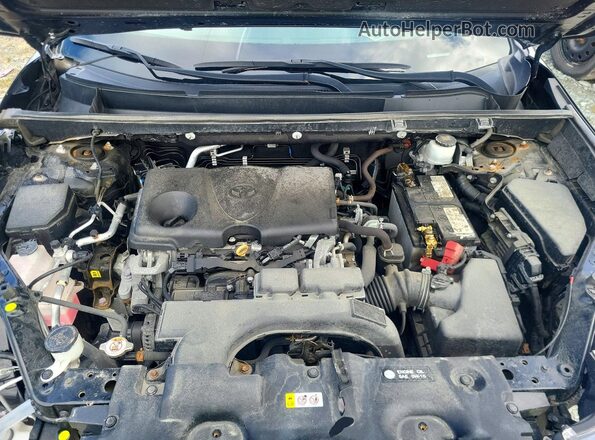 2T3B1RFV6MC182755 2021 TOYOTA RAV4 Black Vista del compartimento del motor