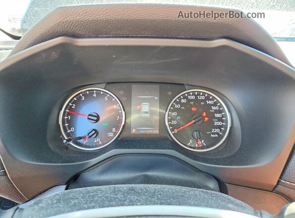 2T3B1RFV6NC324068 2022 TOYOTA RAV4 Gray Vista del cuadro de instrumentos
