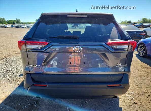 2T3B1RFV6NC324068 2022 TOYOTA RAV4 Gray Vista trasera