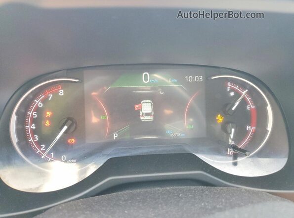 2T3B1RFV9SC556224 2025 TOYOTA RAV4 Silver Instrument cluster view