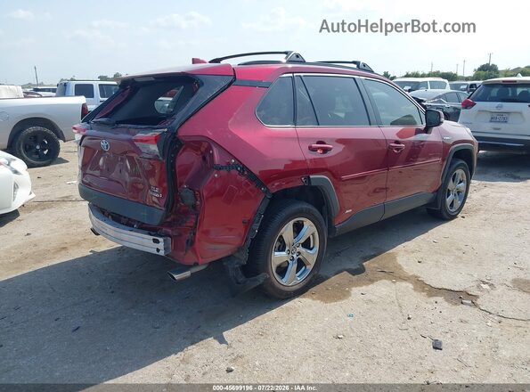 2T3B6RFV2MW019777 2021 TOYOTA RAV4 HYBRID Red Հետևի աջ