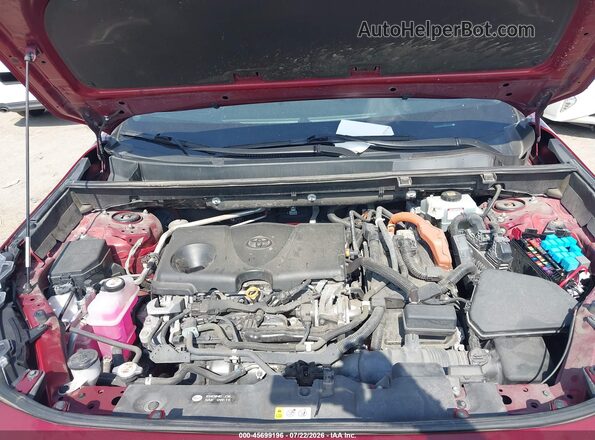 2T3B6RFV2MW019777 2021 TOYOTA RAV4 HYBRID Red Հետևի տեսք